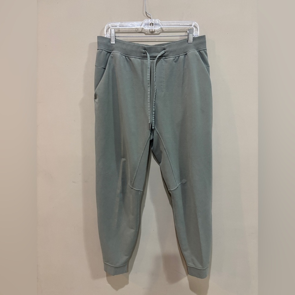 Lululemon City Sweat Jogger XL Green Sage Athletic Pants Drawstring 29” inseam